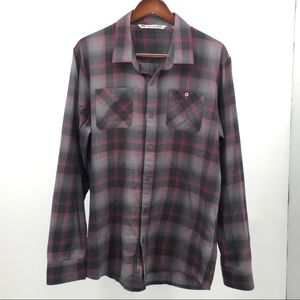 Travis Mathew Long Sleeve Plaid Flannel Shirt